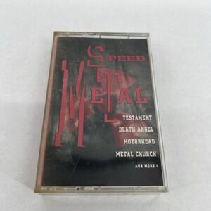 Speed Metal by Various Artists (Cassette, Priority Records) Rare Tested
